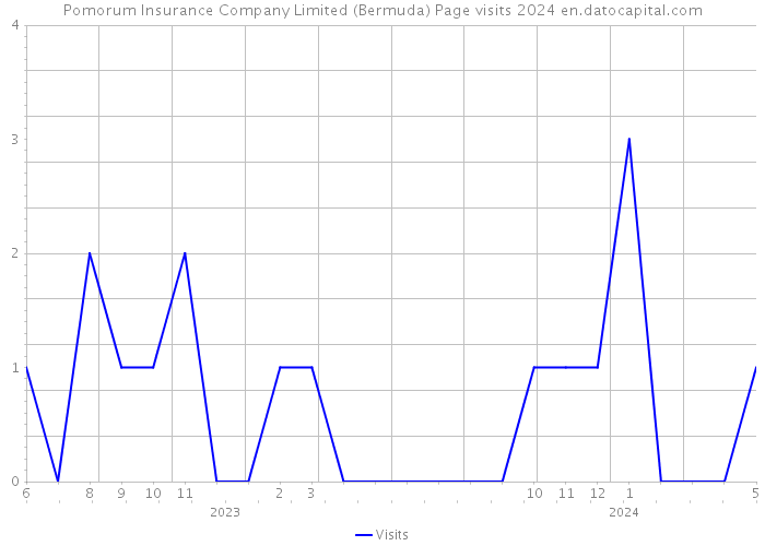 Pomorum Insurance Company Limited (Bermuda) Page visits 2024 