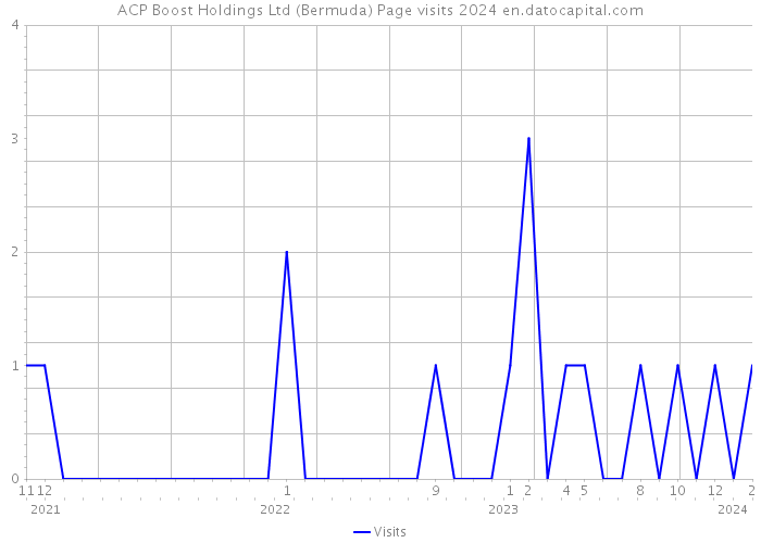 ACP Boost Holdings Ltd (Bermuda) Page visits 2024 