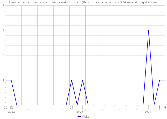 Fundamental Insurance Investments Limited (Bermuda) Page visits 2024 