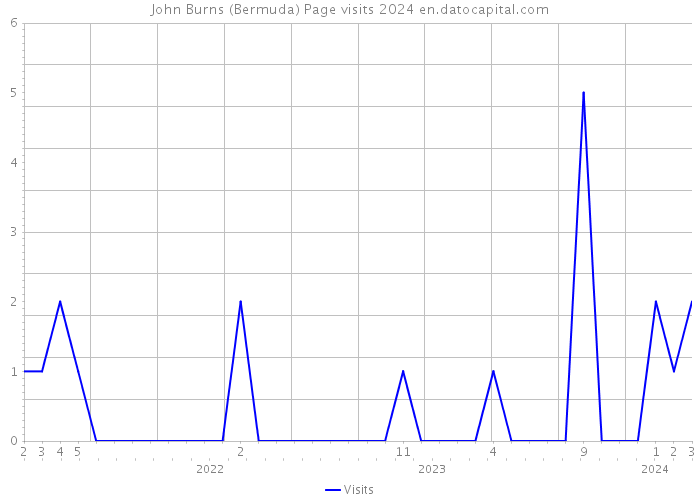 John Burns (Bermuda) Page visits 2024 