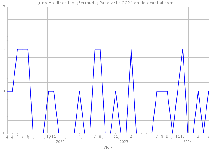 Juno Holdings Ltd. (Bermuda) Page visits 2024 
