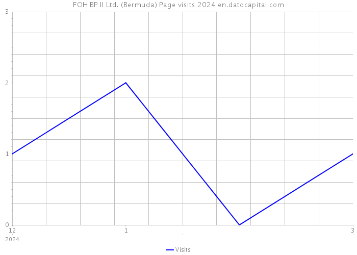 FOH BP II Ltd. (Bermuda) Page visits 2024 