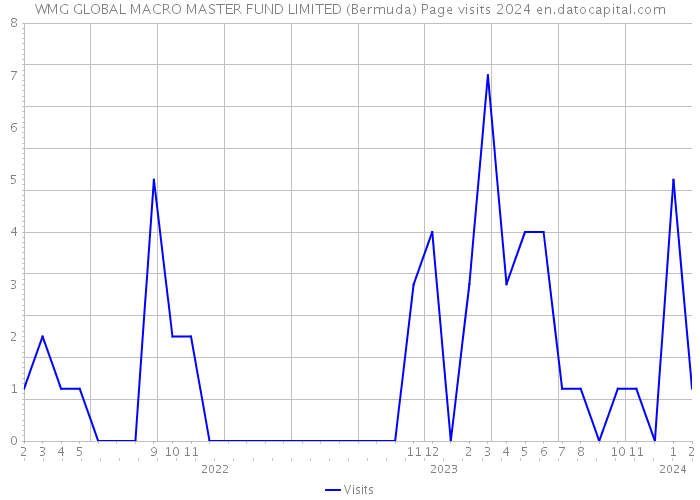 WMG GLOBAL MACRO MASTER FUND LIMITED (Bermuda) Page visits 2024 