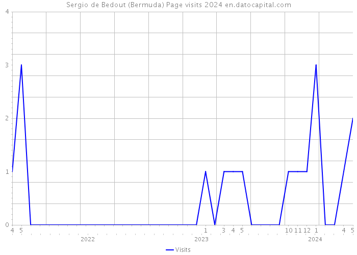 Sergio de Bedout (Bermuda) Page visits 2024 