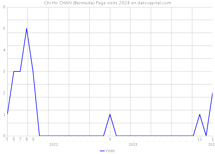 Chi Ho CHAN (Bermuda) Page visits 2024 
