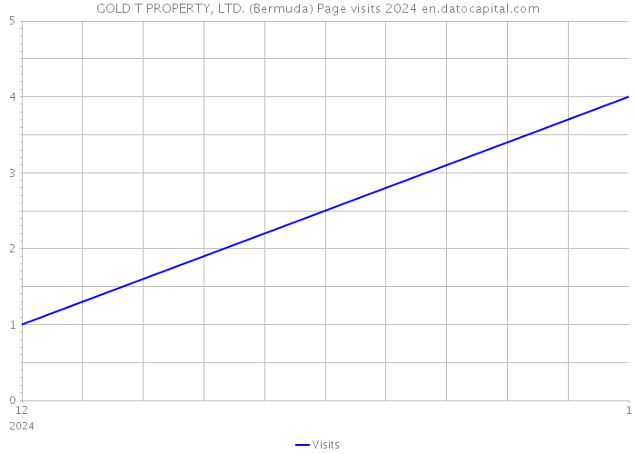 GOLD T PROPERTY, LTD. (Bermuda) Page visits 2024 