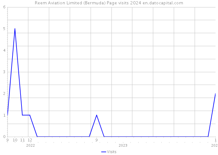 Reem Aviation Limited (Bermuda) Page visits 2024 