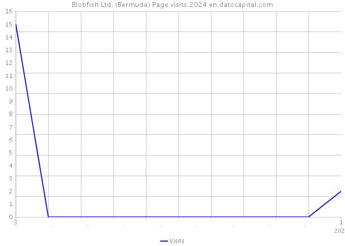 Blobfish Ltd. (Bermuda) Page visits 2024 