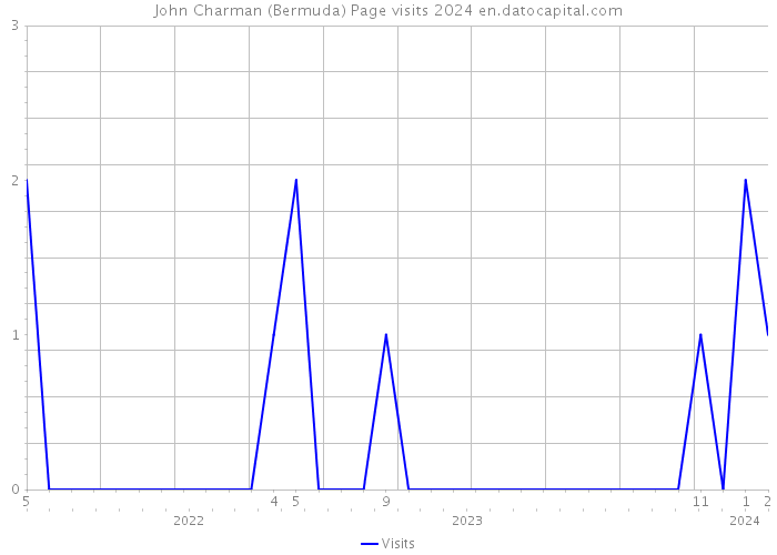 John Charman (Bermuda) Page visits 2024 
