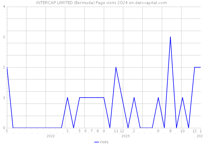 INTERCAP LIMITED (Bermuda) Page visits 2024 