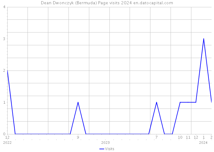 Dean Dwonczyk (Bermuda) Page visits 2024 
