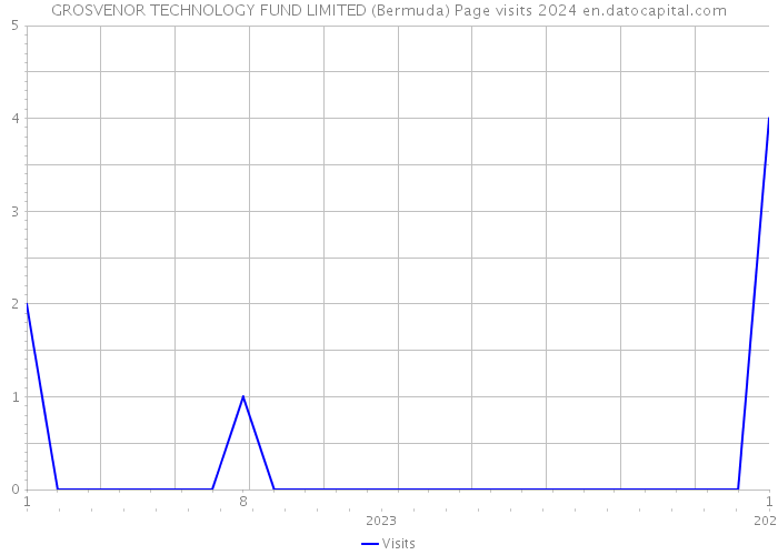 GROSVENOR TECHNOLOGY FUND LIMITED (Bermuda) Page visits 2024 