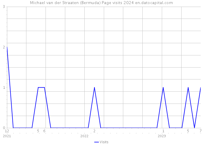 Michael van der Straaten (Bermuda) Page visits 2024 