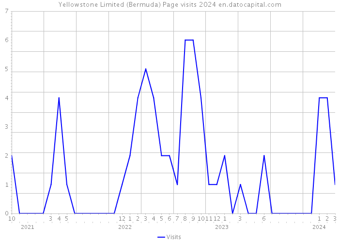 Yellowstone Limited (Bermuda) Page visits 2024 