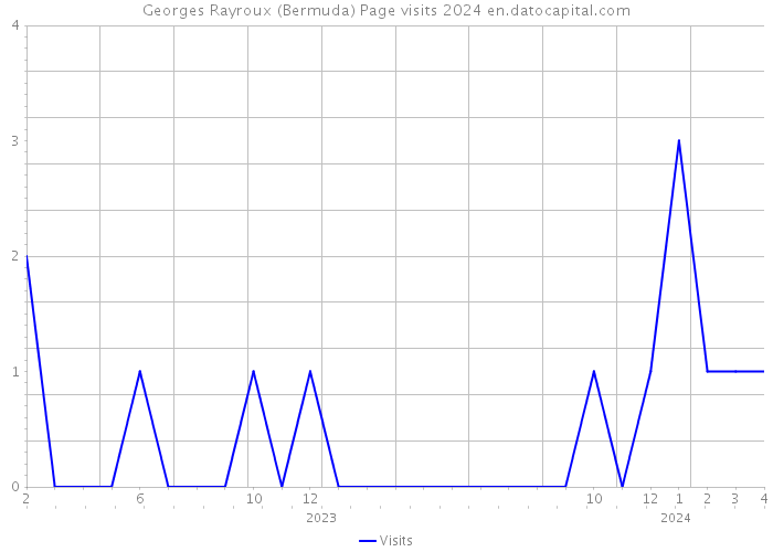 Georges Rayroux (Bermuda) Page visits 2024 