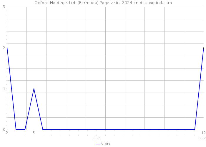 Oxford Holdings Ltd. (Bermuda) Page visits 2024 