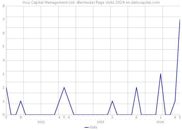 Incu Capital Management Ltd. (Bermuda) Page visits 2024 