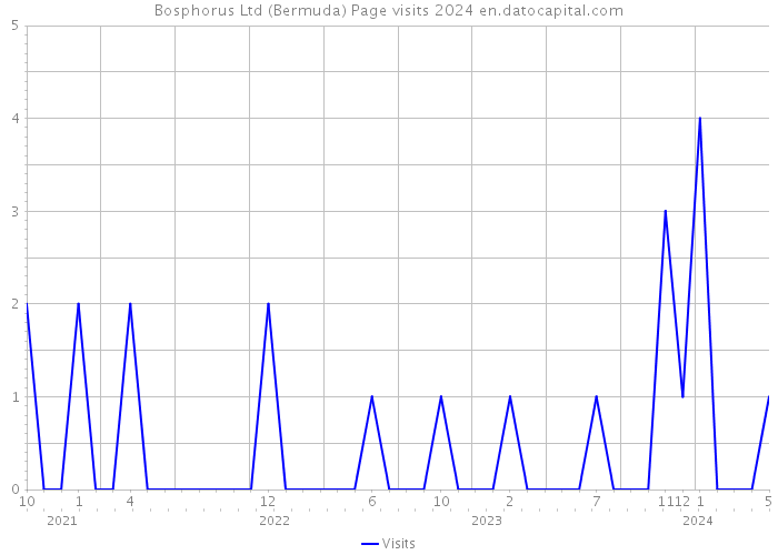 Bosphorus Ltd (Bermuda) Page visits 2024 
