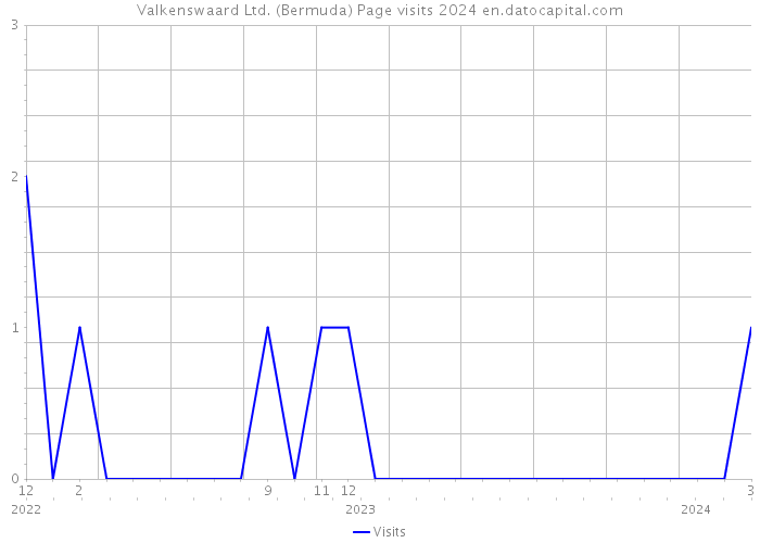 Valkenswaard Ltd. (Bermuda) Page visits 2024 