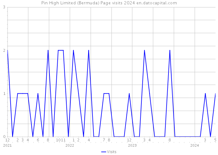 Pin High Limited (Bermuda) Page visits 2024 
