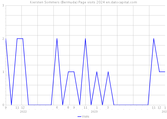 Kiersten Sommers (Bermuda) Page visits 2024 