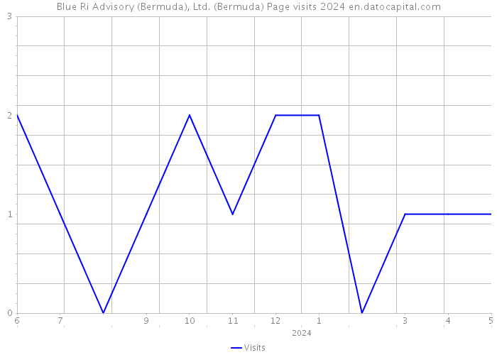 Blue Ri Advisory (Bermuda), Ltd. (Bermuda) Page visits 2024 