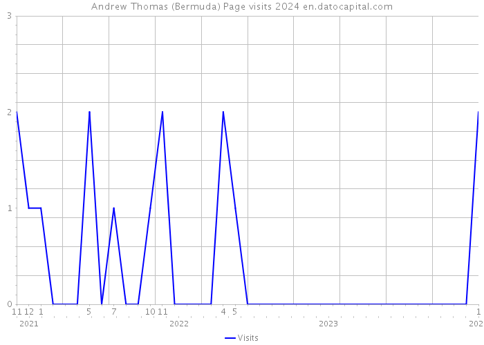 Andrew Thomas (Bermuda) Page visits 2024 