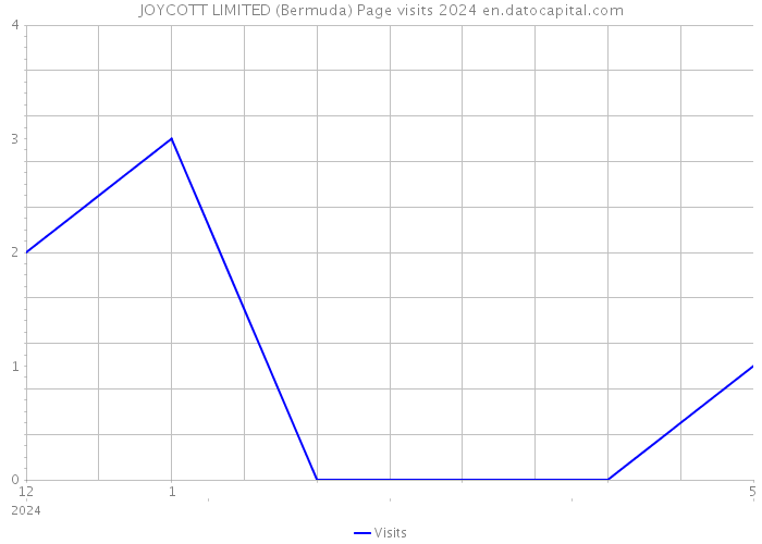 JOYCOTT LIMITED (Bermuda) Page visits 2024 