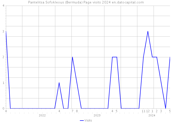 Pantelitsa Sofokleous (Bermuda) Page visits 2024 