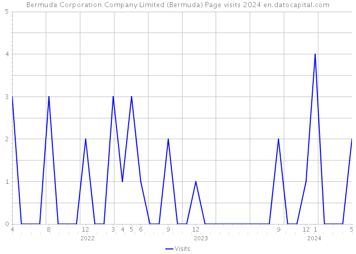 Bermuda Corporation Company Limited (Bermuda) Page visits 2024 