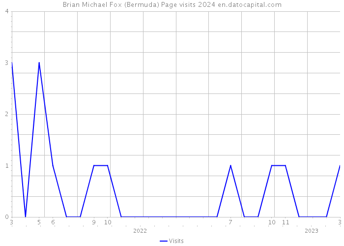 Brian Michael Fox (Bermuda) Page visits 2024 
