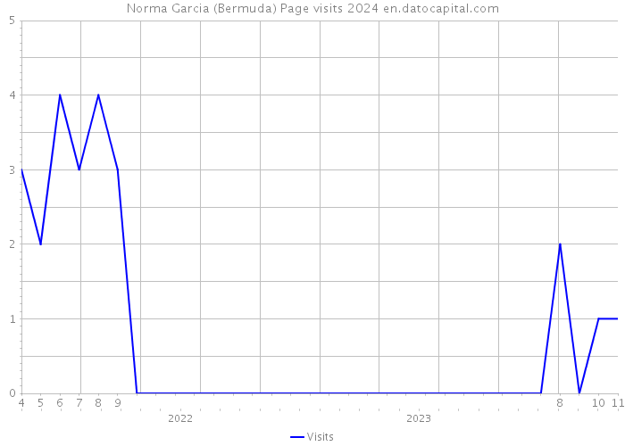Norma Garcia (Bermuda) Page visits 2024 