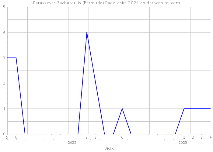 Paraskevas Zacharoulis (Bermuda) Page visits 2024 
