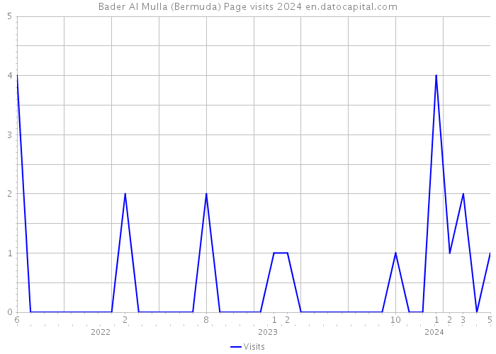 Bader Al Mulla (Bermuda) Page visits 2024 