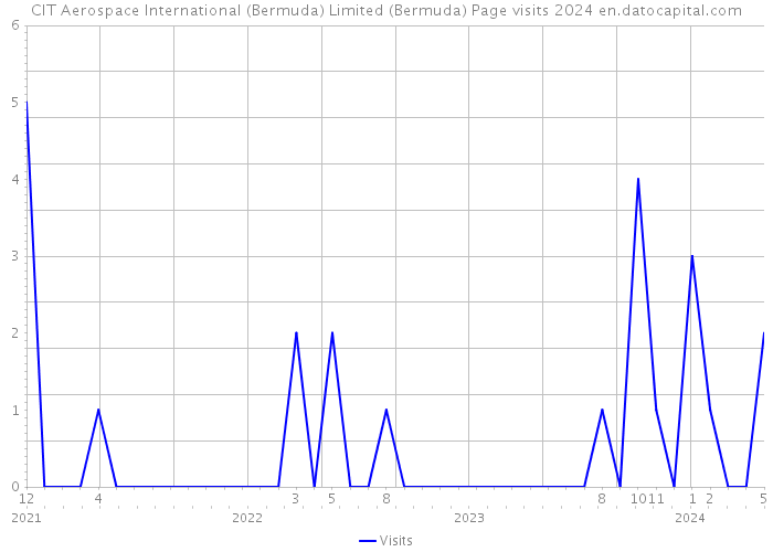 CIT Aerospace International (Bermuda) Limited (Bermuda) Page visits 2024 