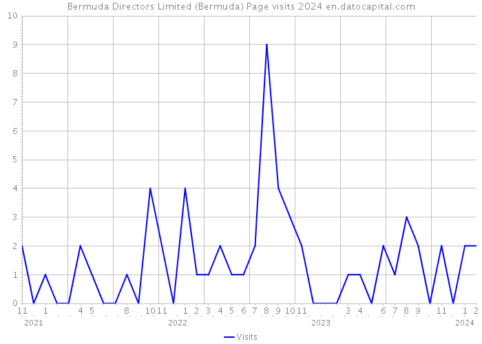 Bermuda Directors Limited (Bermuda) Page visits 2024 