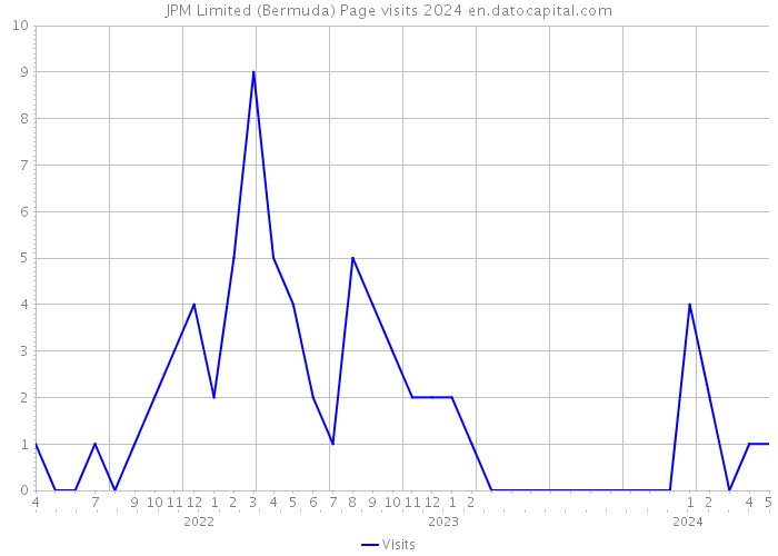 JPM Limited (Bermuda) Page visits 2024 