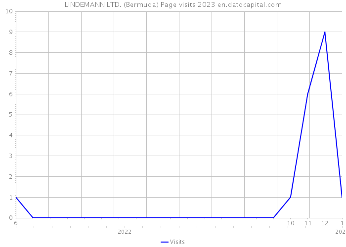 LINDEMANN LTD. (Bermuda) Page visits 2023 