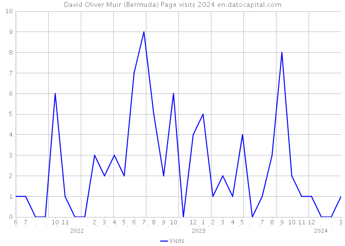 David Oliver Muir (Bermuda) Page visits 2024 