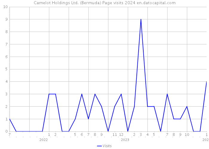 Camelot Holdings Ltd. (Bermuda) Page visits 2024 