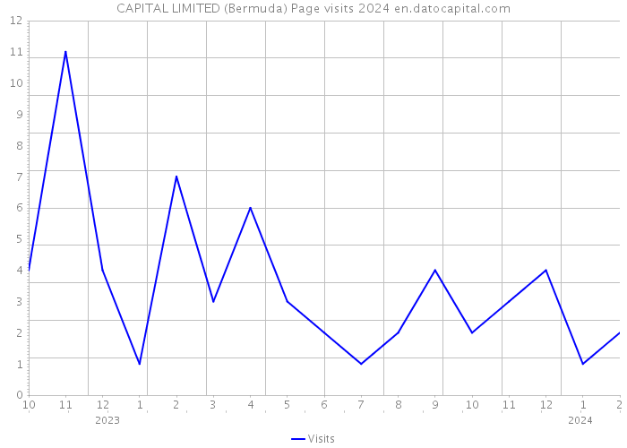 CAPITAL LIMITED (Bermuda) Page visits 2024 