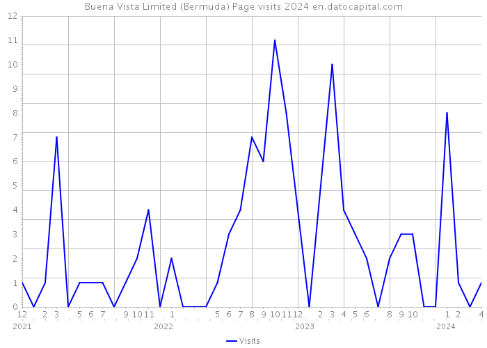 Buena Vista Limited (Bermuda) Page visits 2024 
