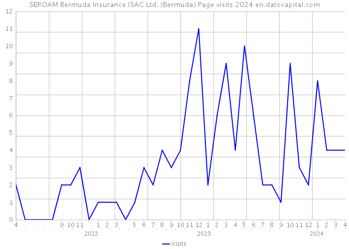 SEROAM Bermuda Insurance ISAC Ltd. (Bermuda) Page visits 2024 
