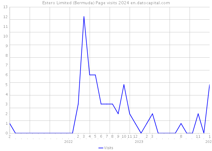 Estero Limited (Bermuda) Page visits 2024 