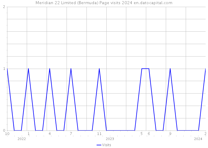 Meridian 22 Limited (Bermuda) Page visits 2024 