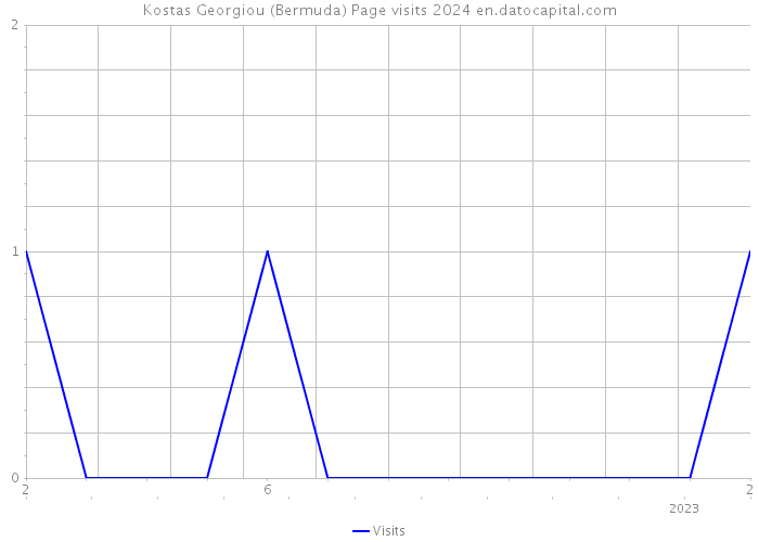 Kostas Georgiou (Bermuda) Page visits 2024 