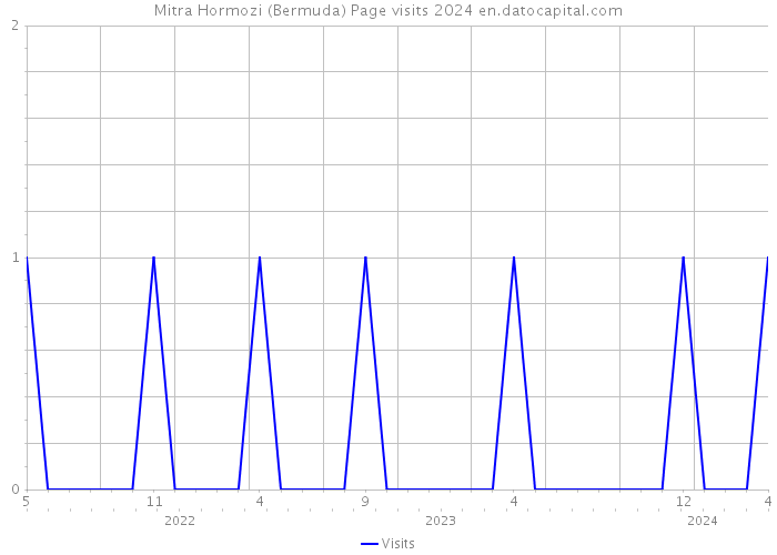 Mitra Hormozi (Bermuda) Page visits 2024 