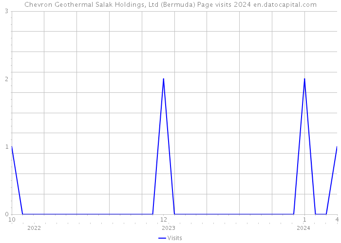 Chevron Geothermal Salak Holdings, Ltd (Bermuda) Page visits 2024 