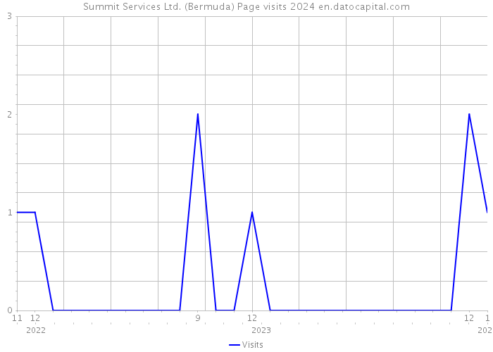 Summit Services Ltd. (Bermuda) Page visits 2024 