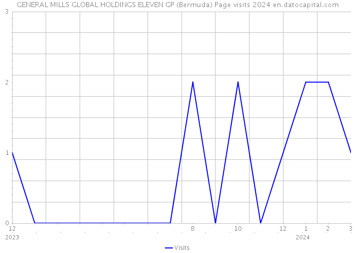 GENERAL MILLS GLOBAL HOLDINGS ELEVEN GP (Bermuda) Page visits 2024 